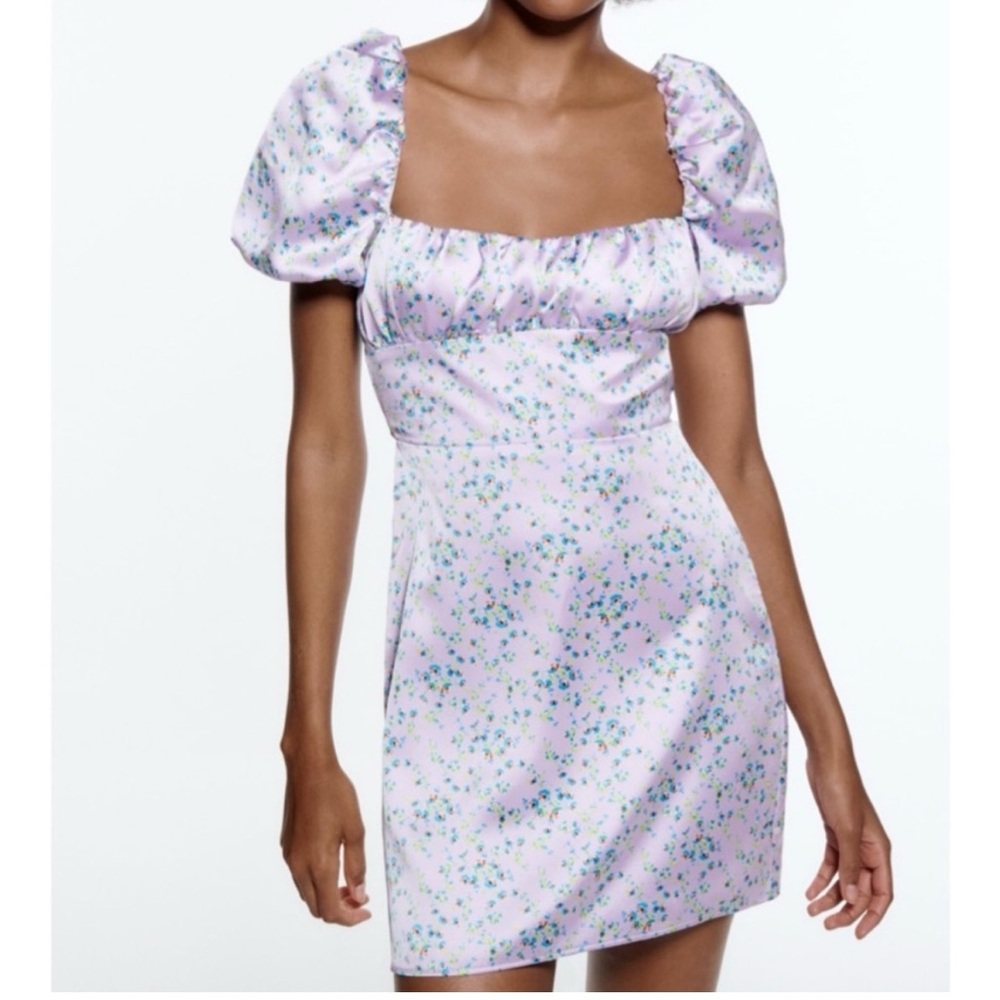 ZARA PURPLE DRESS - size medium NWT